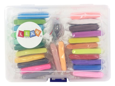 Zestaw Kreatywny Masa Plastyczna Modelina 24 Kolory Akcesoria LEAN Toys Zestaw Kreatywny Masa Plastyczna Modelina 24 Kolory Akcesoria LEAN Toys
