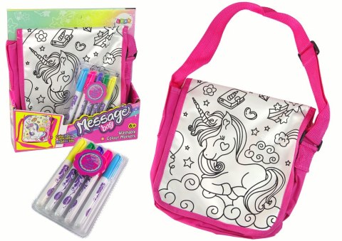 Zestaw Kreatywny Pokoloruj Torebkę Torebka DIY LEAN Toys Zestaw Kreatywny Pokoloruj Torebkę Torebka DIY LEAN Toys