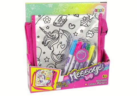 Zestaw Kreatywny Pokoloruj Torebkę Torebka DIY LEAN Toys Zestaw Kreatywny Pokoloruj Torebkę Torebka DIY LEAN Toys