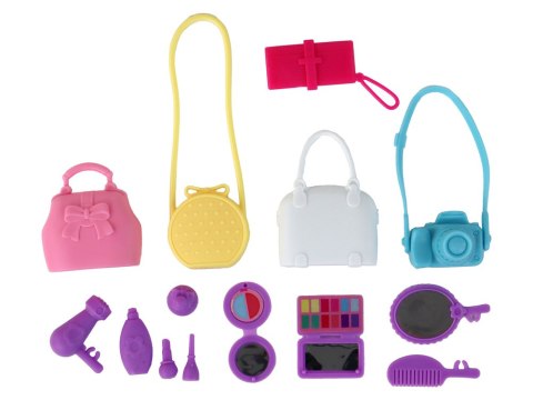 Zestaw Lalka Anlily Torebki Zestaw Do Stylizacji LEAN Toys Zestaw Lalka Anlily Torebki Zestaw Do Stylizacji LEAN Toys