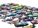 Zestaw Resoraków 50 Sztuk Różnokolorowe Samochodziki LEAN Toys