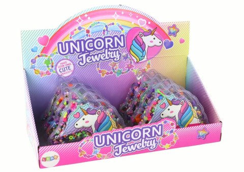 Zestaw do Tworzenia Bransoletek Koraliki Zawieszki Biżuteria Jednorożec LEAN TOYS Zestaw do Tworzenia Bransoletek Koraliki Zawieszki Biżuteria Jednorożec LEAN TOYS
