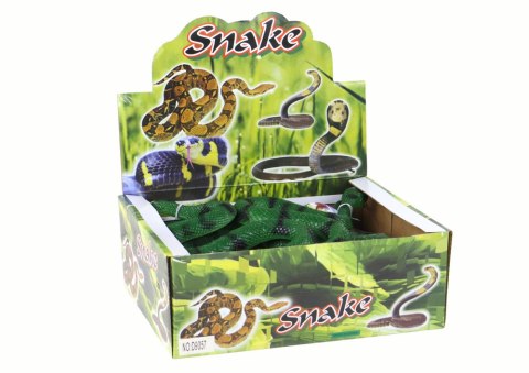 Zielony Wąż Gumowy z Czarnymi Łatkami Strukturowy LEAN TOYS Zielony Wąż Gumowy z Czarnymi Łatkami Strukturowy LEAN TOYS