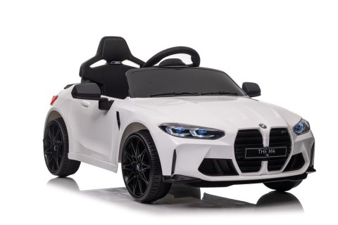 Auto Na Akumulator BMW M4 Białe LEAN CARS Auto Na Akumulator BMW M4 Białe LEAN CARS