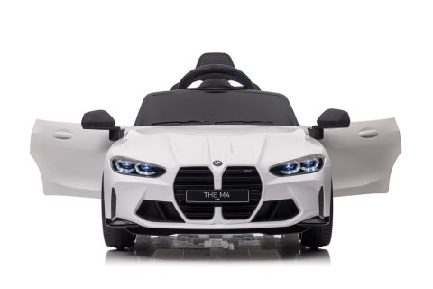 Auto Na Akumulator BMW M4 Białe LEAN CARS Auto Na Akumulator BMW M4 Białe LEAN CARS