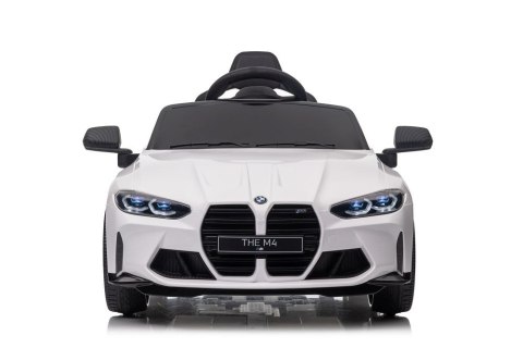 Auto Na Akumulator BMW M4 Białe LEAN CARS Auto Na Akumulator BMW M4 Białe LEAN CARS
