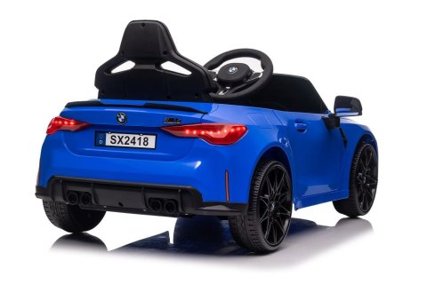 Auto Na Akumulator BMW M4 Niebieskie LEAN CARS Auto Na Akumulator BMW M4 Niebieskie LEAN CARS