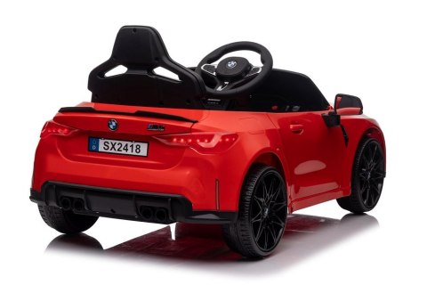Auto Na Akumulator Bmw M4 Czerwone LEAN CARS Auto Na Akumulator Bmw M4 Czerwone LEAN CARS