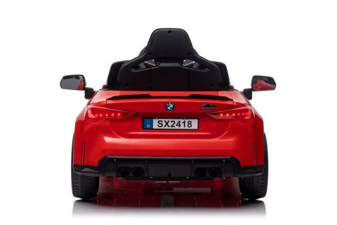 Auto Na Akumulator Bmw M4 Czerwone LEAN CARS Auto Na Akumulator Bmw M4 Czerwone LEAN CARS