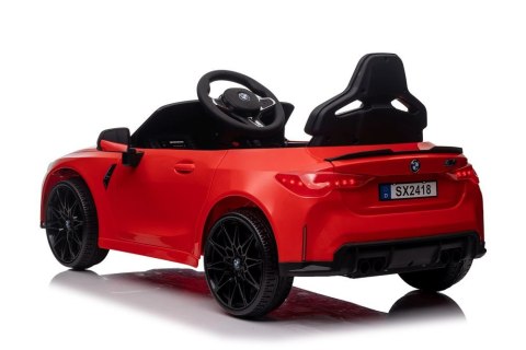Auto Na Akumulator Bmw M4 Czerwone LEAN CARS Auto Na Akumulator Bmw M4 Czerwone LEAN CARS
