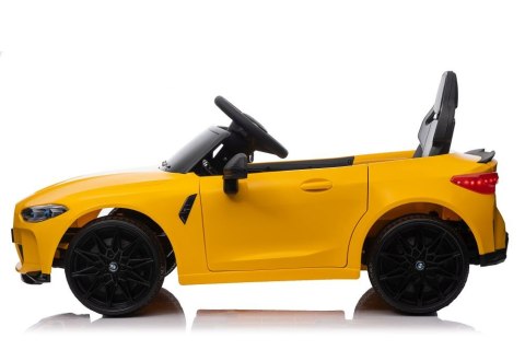 Auto Na Akumulator Bmw M4 Zółte LEAN CARS Auto Na Akumulator Bmw M4 Zółte LEAN CARS