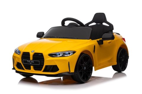 Auto Na Akumulator Bmw M4 Zółte LEAN CARS Auto Na Akumulator Bmw M4 Zółte LEAN CARS