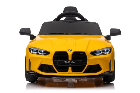 Auto Na Akumulator Bmw M4 Zółte LEAN CARS Auto Na Akumulator Bmw M4 Zółte LEAN CARS