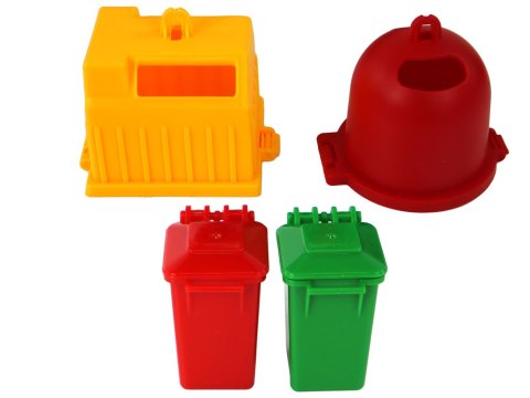 Ciężarówka Śmieciarka Dźwig Przyczepa Napęd Frykcyjny Dźwięki Zielona 1:16 LEAN Toys Ciężarówka Śmieciarka Dźwig Przyczepa Napęd Frykcyjny Dźwięki Zielona 1:16 LEAN Toys