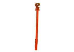 Długopis Z Dinozaurem Zatyczka Czarny Wkład Mix Różowy Niebieski 0.5mm LEAN TOYS