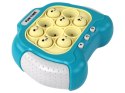 Gra Sensoryczna Konsola Pop It Na Baterie Światła Dźwięki Niebieska LEAN Toys