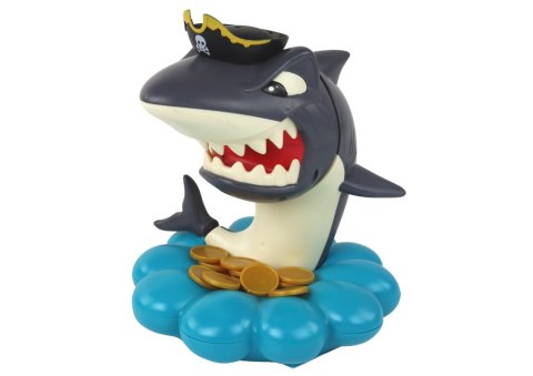 Gra Zręcznościowa Rekin Pirat Wybuchający Monety Koło Losujące LEAN Toys Gra Zręcznościowa Rekin Pirat Wybuchający Monety Koło Losujące LEAN Toys