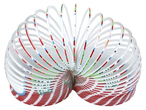 Kultowa Sprężyna Biało Czerwona Motyw Świąteczny Relaksacyjna 6CM LEAN TOYS Kultowa Sprężyna Biało Czerwona Motyw Świąteczny Relaksacyjna 6CM LEAN TOYS