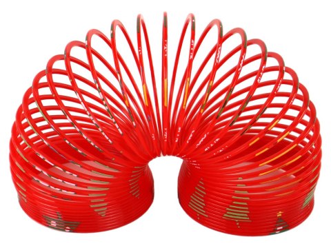 Kultowa Sprężyna Czerwona Motyw Świąteczny Relaksacyjna 6CM LEAN TOYS Kultowa Sprężyna Czerwona Motyw Świąteczny Relaksacyjna 6CM LEAN TOYS