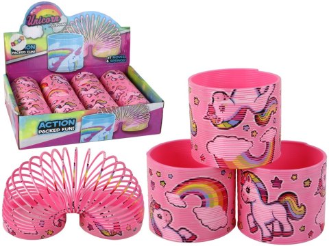 Kultowa Sprężyna Jasno Różowa Jednorożec Relaksacyjna 6CM LEAN TOYS Kultowa Sprężyna Jasno Różowa Jednorożec Relaksacyjna 6CM LEAN TOYS