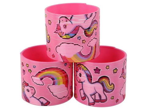 Kultowa Sprężyna Jasno Różowa Jednorożec Relaksacyjna 6CM LEAN TOYS Kultowa Sprężyna Jasno Różowa Jednorożec Relaksacyjna 6CM LEAN TOYS