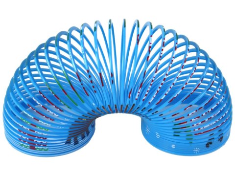 Kultowa Sprężyna Niebieska Motyw Świąteczny Relaksacyjna 6CM LEAN TOYS Kultowa Sprężyna Niebieska Motyw Świąteczny Relaksacyjna 6CM LEAN TOYS