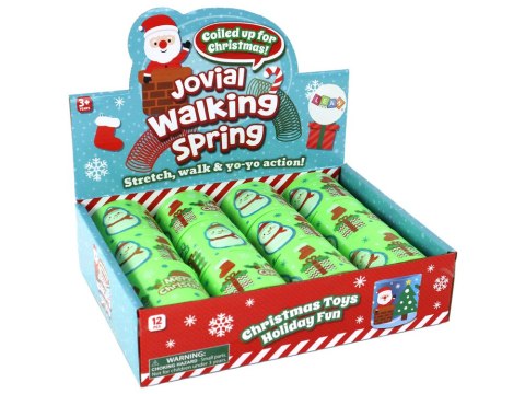 Kultowa Sprężyna Zielona Motyw Świąteczny Relaksacyjna 6CM LEAN TOYS Kultowa Sprężyna Zielona Motyw Świąteczny Relaksacyjna 6CM LEAN TOYS