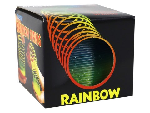 Kultowa Tęczowa Sprężyna Serce Brokatowe Uspokajająca Gadżet 6CM LEAN TOYS Kultowa Tęczowa Sprężyna Serce Brokatowe Uspokajająca Gadżet 6CM LEAN TOYS