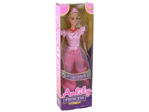 Lalka Dla Dzieci Anlily Księżniczka Długie Blond Włosy Tiara Różowa Suknia LEAN Toys Lalka Dla Dzieci Anlily Księżniczka Długie Blond Włosy Tiara Różowa Suknia LEAN Toys