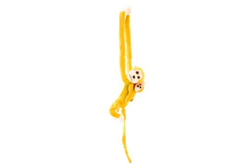 Maskotka Pluszowa Małpka z Dzieckiem Żółta 70 cm LEAN Toys Maskotka Pluszowa Małpka z Dzieckiem Żółta 70 cm LEAN Toys