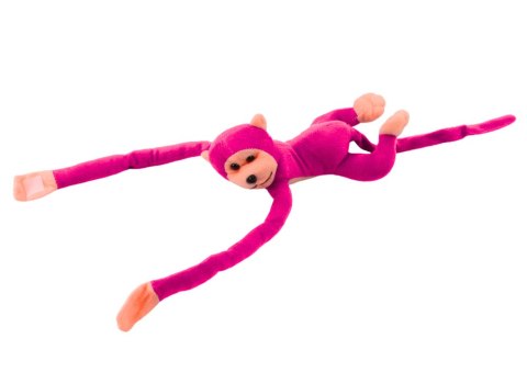 Maskotka Pluszowa Małpka z Dźwiękiem Ciemno Różowa 60 cm LEAN TOYS Maskotka Pluszowa Małpka z Dźwiękiem Ciemno Różowa 60 cm LEAN TOYS