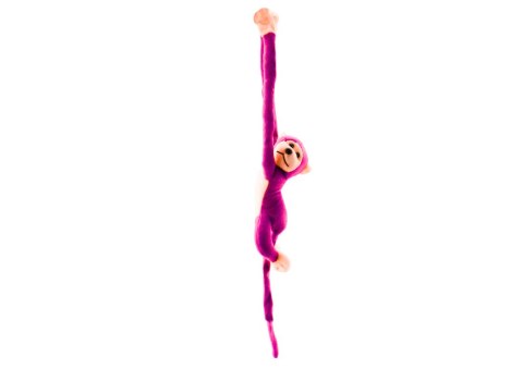 Maskotka Pluszowa Małpka z Dźwiękiem Ciemno Różowa 60 cm LEAN TOYS Maskotka Pluszowa Małpka z Dźwiękiem Ciemno Różowa 60 cm LEAN TOYS