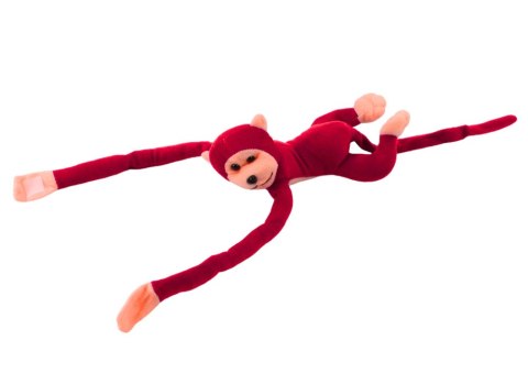 Maskotka Pluszowa Małpka z Dźwiękiem Czerwona 60 cm LEAN TOYS Maskotka Pluszowa Małpka z Dźwiękiem Czerwona 60 cm LEAN TOYS