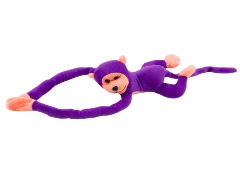 Maskotka Pluszowa Małpka z Dźwiękiem Fioletowa 60 cm LEAN TOYS Maskotka Pluszowa Małpka z Dźwiękiem Fioletowa 60 cm LEAN TOYS