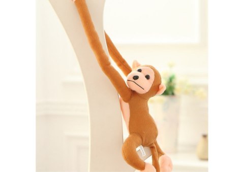 Maskotka Pluszowa Małpka z Dźwiękiem Jasno Brązowa 80 cm LEAN Toys Maskotka Pluszowa Małpka z Dźwiękiem Jasno Brązowa 80 cm LEAN Toys
