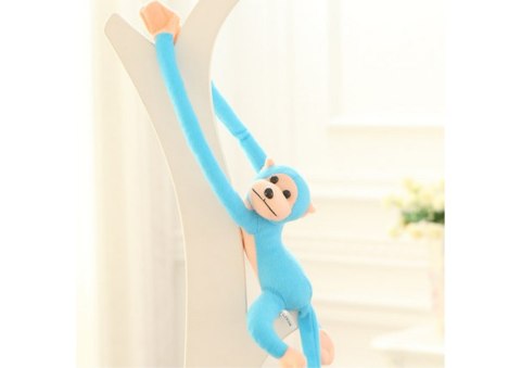 Maskotka Pluszowa Małpka z Dźwiękiem Niebieska 80 cm LEAN Toys Maskotka Pluszowa Małpka z Dźwiękiem Niebieska 80 cm LEAN Toys