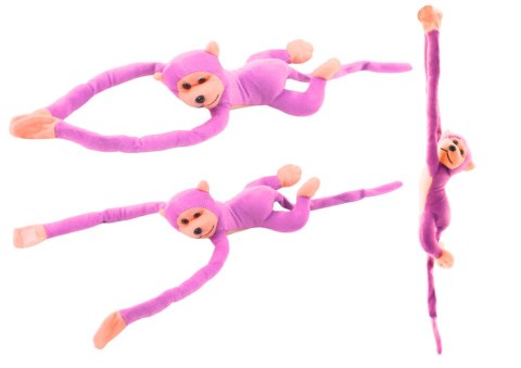 Maskotka Pluszowa Małpka z Dźwiękiem Różowa 60 cm LEAN TOYS Maskotka Pluszowa Małpka z Dźwiękiem Różowa 60 cm LEAN TOYS