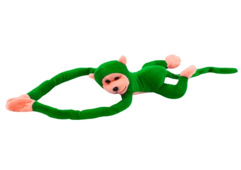 Maskotka Pluszowa Małpka z Dźwiękiem Zielona 80 cm LEAN Toys Maskotka Pluszowa Małpka z Dźwiękiem Zielona 80 cm LEAN Toys