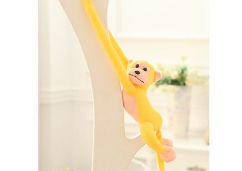 Maskotka Pluszowa Małpka z Dźwiękiem Żółta 60 cm LEAN TOYS Maskotka Pluszowa Małpka z Dźwiękiem Żółta 60 cm LEAN TOYS
