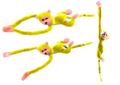 Maskotka Pluszowa Małpka z Dźwiękiem Żółta 80 cm LEAN Toys Maskotka Pluszowa Małpka z Dźwiękiem Żółta 80 cm LEAN Toys