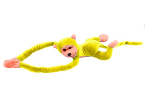 Maskotka Pluszowa Małpka z Dźwiękiem Żółta 80 cm LEAN Toys Maskotka Pluszowa Małpka z Dźwiękiem Żółta 80 cm LEAN Toys