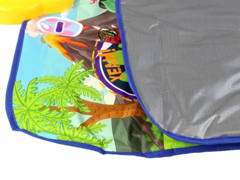 Mata Do Tańczenia Z Motywem Dinozaurów 90cm x 86cm LEAN Toys Mata Do Tańczenia Z Motywem Dinozaurów 90cm x 86cm LEAN Toys