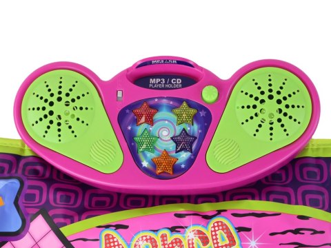 Mata Taneczna Dla Dzieci Na Baterie Światła Dźwięki Do Tańca 91cm x 93cm LEAN Toys Mata Taneczna Dla Dzieci Na Baterie Światła Dźwięki Do Tańca 91cm x 93cm LEAN Toys