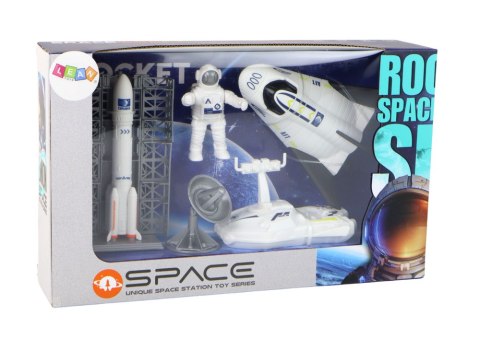 Misja Kosmiczna Zestaw Kosmos Rakieta Astronauta Statek Kosmiczny 5 ele LEAN Toys Misja Kosmiczna Zestaw Kosmos Rakieta Astronauta Statek Kosmiczny 5 ele LEAN Toys