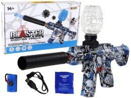 Pistolet Broń Karabin Na Wodę Niebieski Kulki Wodne LEAN Toys