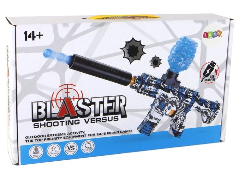Pistolet Broń Karabin Na Wodę Niebieski Kulki Wodne LEAN Toys Pistolet Broń Karabin Na Wodę Niebieski Kulki Wodne LEAN Toys