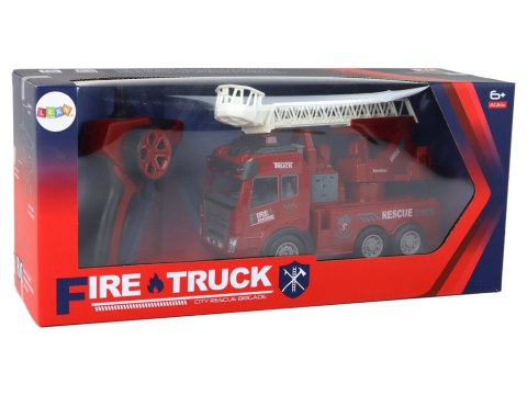 Straż Pożarna Drabina Wysięgnik Model Zdalnie Sterowany LEAN Toys Straż Pożarna Drabina Wysięgnik Model Zdalnie Sterowany LEAN Toys