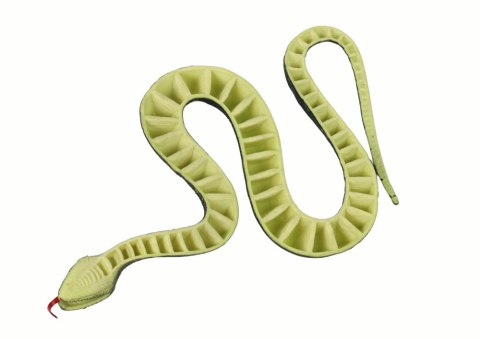 Sztuczny Gumowy Wąż Czarny z Białymi Pasami Strukturowy LEAN TOYS Sztuczny Gumowy Wąż Czarny z Białymi Pasami Strukturowy LEAN TOYS