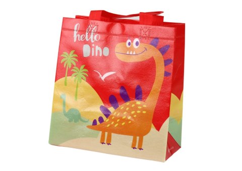 Torba Prezentowa Dinozaur Czerwona 23cm x 21,5cm x 11cm LEAN TOYS Torba Prezentowa Dinozaur Czerwona 23cm x 21,5cm x 11cm LEAN TOYS