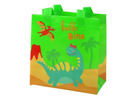 Torba Prezentowa Dinozaur Zielona 23cm x 21,5cm x 11cm LEAN TOYS Torba Prezentowa Dinozaur Zielona 23cm x 21,5cm x 11cm LEAN TOYS
